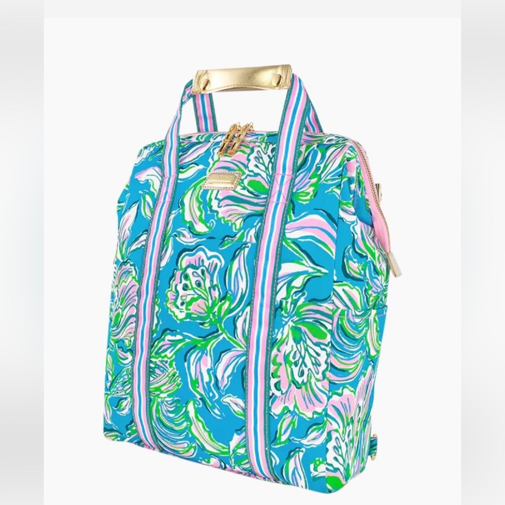 Lily Pulitzer • Chick Magnet • Cooler Backpack • Cumulus Blue • NWT